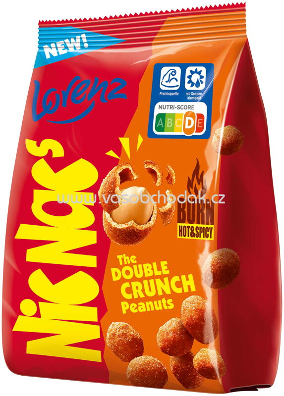 Lorenz NicNac's Burn Hot & Spicy, 110g Lorenz NicNac's Burn Hot & Spicy, 110g