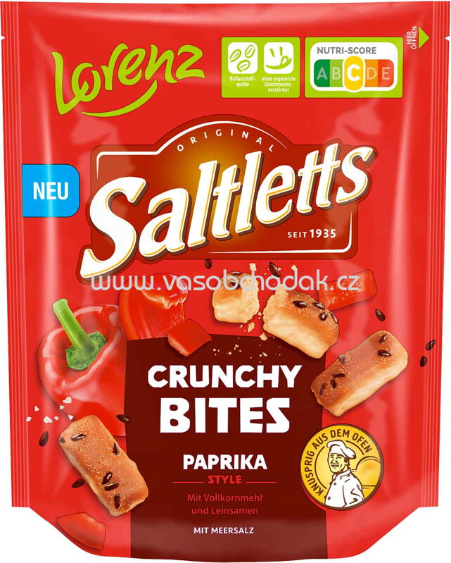 Lorenz Saltletts Crunchy Bites Paprika Style, 100g
