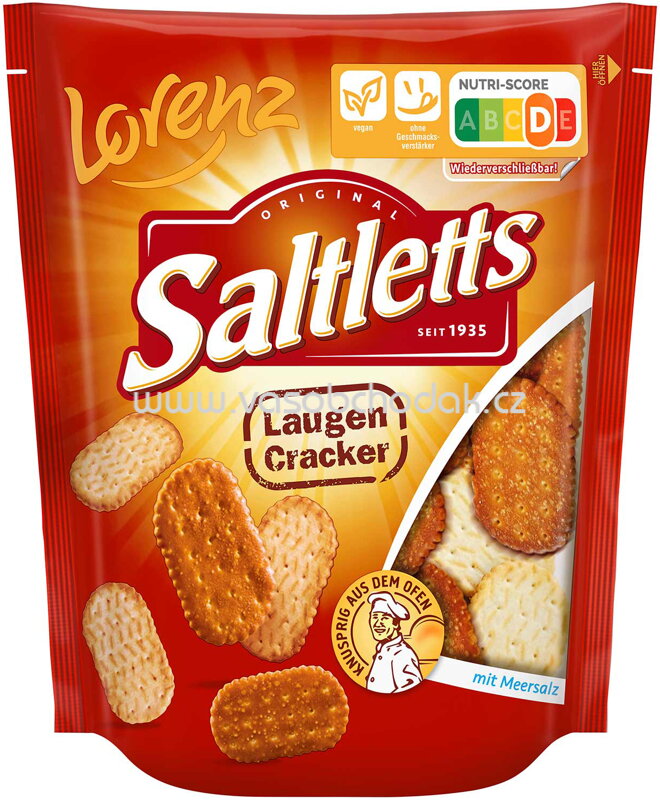 Lorenz Saltletts Laugen Cracker, 150g Lorenz Saltletts Laugen Cracker, 150g