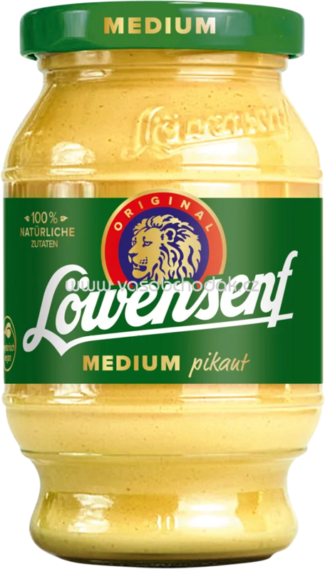 Löwensenf Medium Pikant Glas, 250 ml Löwensenf Medium Pikant Glas, 250 ml