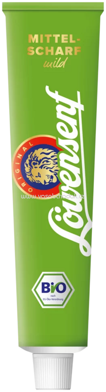Löwensenf Bio Mittelscharf Tube, 200 ml Löwensenf Bio Mittelscharf Tube, 200 ml