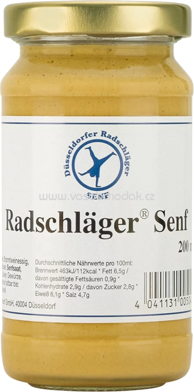 Löwensenf Düsseldorfer Radschläger Senf, 200 ml Löwensenf Düsseldorfer Radschläger Senf, 200 ml