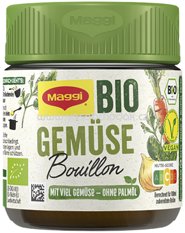 Maggi Bio Gemüse Bouillon 5,5l, Glas Maggi Bio Gemüse Bouillon 5,5l, Glas