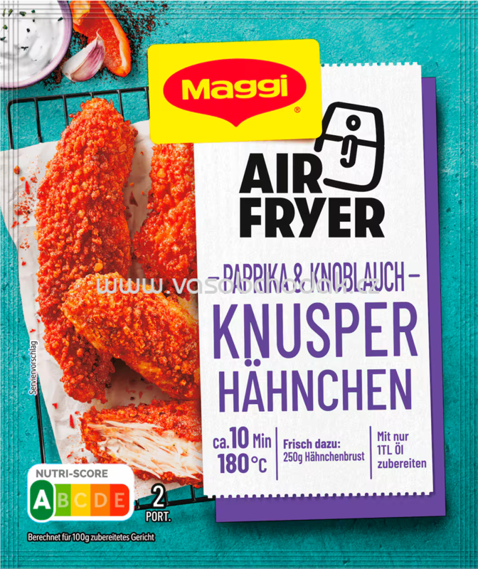 Maggi Fix Air Fryer Paprika & Knoblauch Knusperhähnchen, 1 St Maggi Fix Air Fryer Paprika & Knoblauch Knusperhähnchen, 1 St