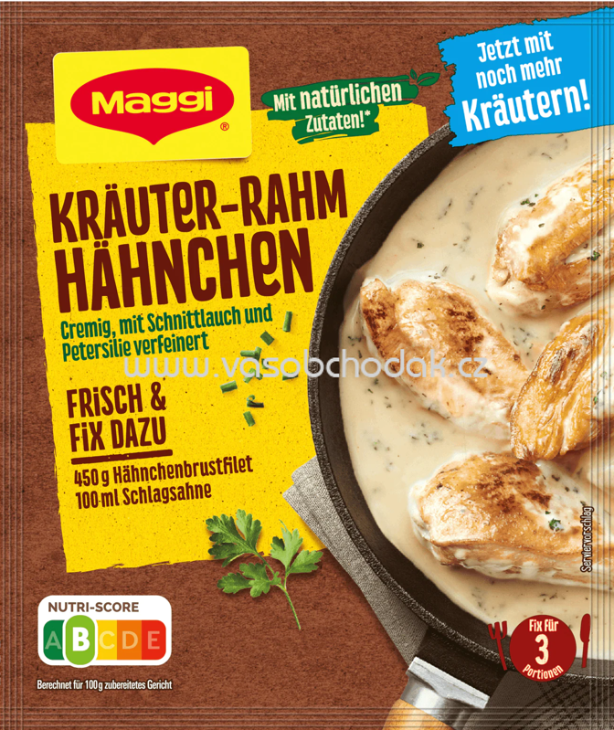 Maggi Fix Kräuter Rahm Hähnchen, 1 St