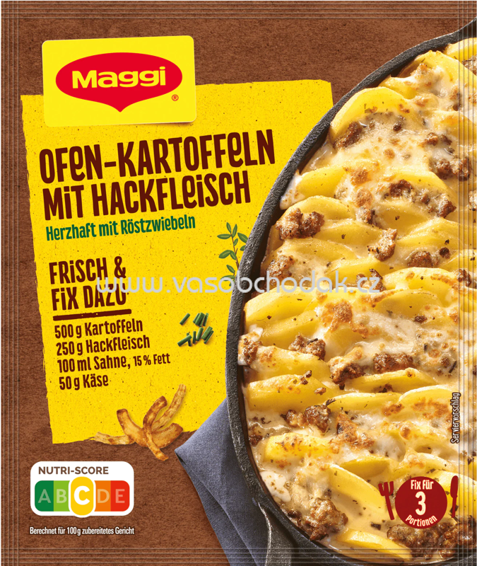 Maggi Fix Ofen Kartoffeln mit Hackfleisch, 1 St