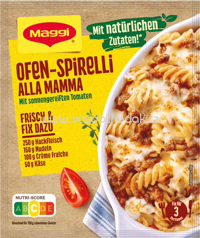 Maggi Fix Ofen Spirelli alla Mamma, 1 St Maggi Fix Ofen Spirelli alla Mamma, 1 St