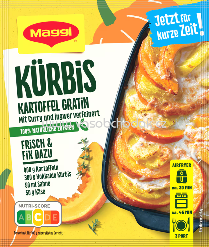 Maggi Fix Kürbis Kartoffel Gratin, 1 St
