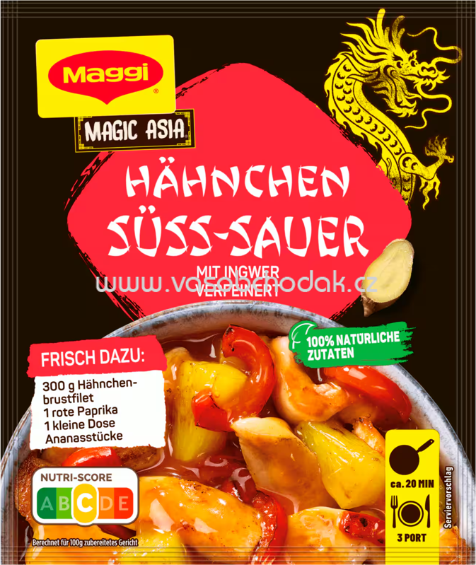 Maggi Fix Magic Asia Hähnchen Süss-Sauer, 1 St