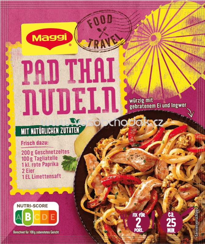 Maggi Food Travel Fix Pad Thai Nudeln, 1 St