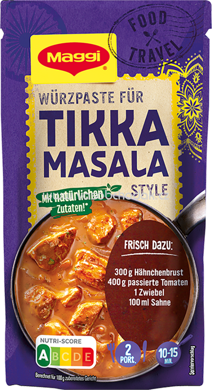 Maggi Food Travel Würzpaste für Tikka Masala Style, 1 St