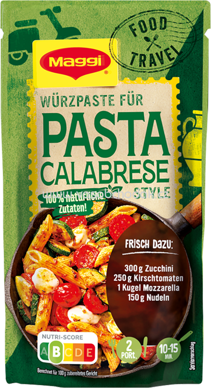Maggi Food Travel Würzpaste für Pasta Calabrese Style, 1 St