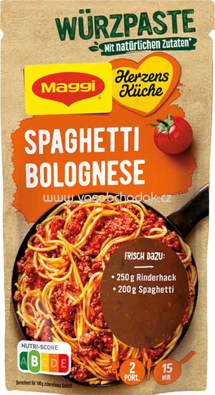 Maggi Herzensküche Würzpaste für Spaghetti Bolognese, 1 St