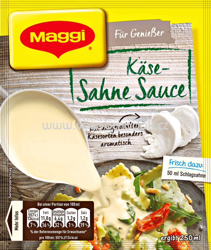 Maggi Für Genießer Käse Sahne Sauce, 1 St Maggi Für Genießer Käse Sahne Sauce, 1 St
