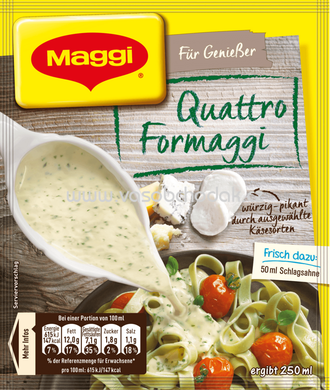 Maggi Für Genießer Sauce Quatro Formaggi, 1 St