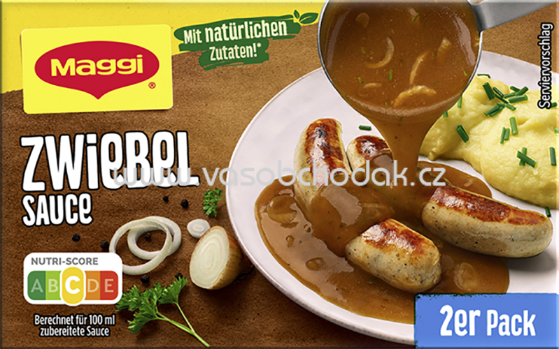 Maggi Zwiebel Sauce, 2er Pack, ergibt 2 x 250 ml Maggi Zwiebel Sauce, 2er Pack, ergibt 2 x 250 ml