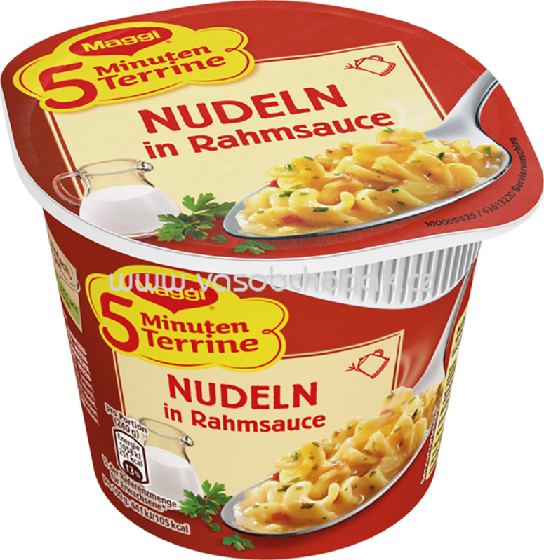 Maggi 5 Minuten Terrine, Nudeln in Rahmsauce, Becher, 1 St