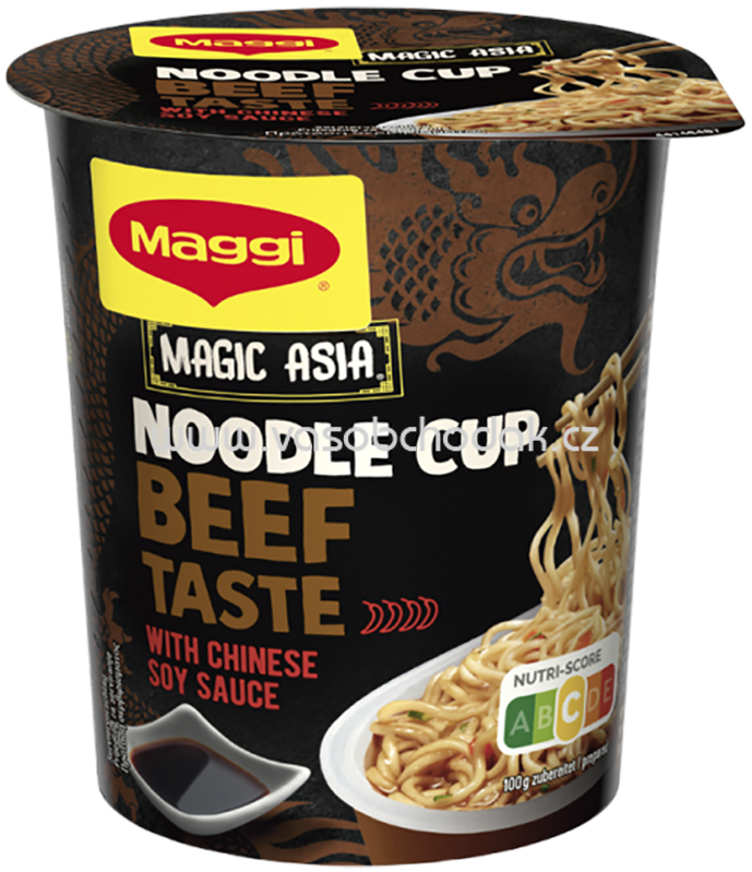 Maggi Magic Asia Instant Noodle Cup Beef, Becher, 1 St