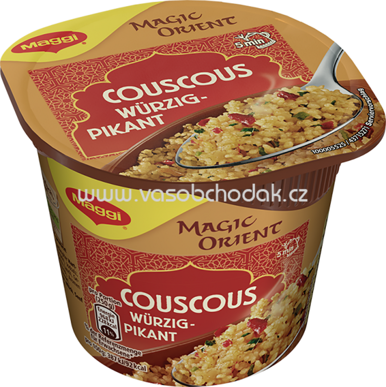 Maggi 5 Minuten Terrine Couscous würzig-pikant, Becher, 1 St