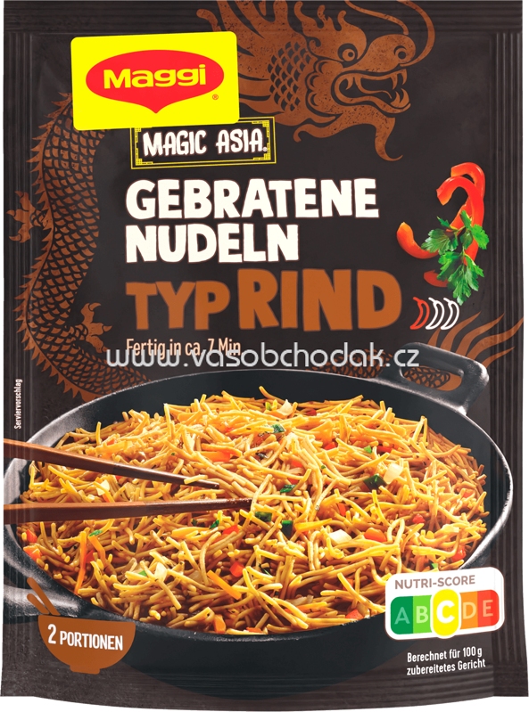 Maggi Magic Asia Gebratene Nudeln Rind, 119g Maggi Magic Asia Gebratene Nudeln Rind, 119g