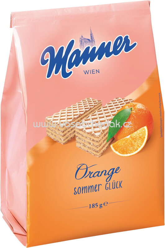 Manner Sommerglück Orange, 185g Manner Sommerglück Orange, 185g
