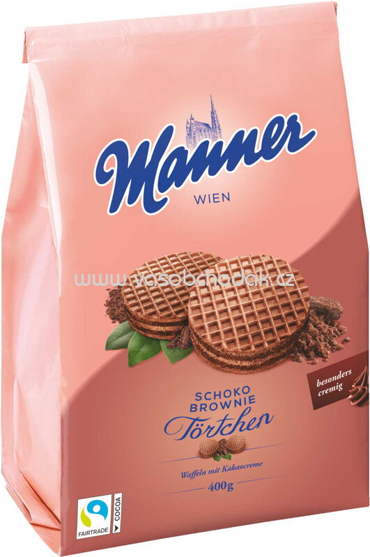 Manner Törtchen Schoko Brownie, 400g Manner Törtchen Schoko Brownie, 400g