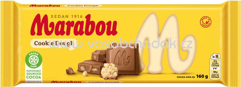 Marabou Cookie Dough, 185g