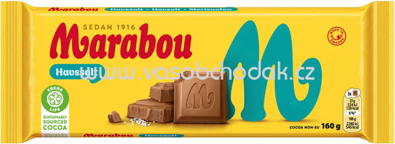 Marabou Havssalt, 160g