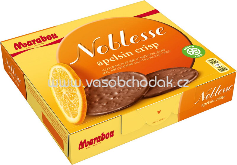 Marabou Noblesse Apelsin Crisp, 150g