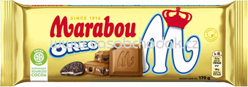 Marabou Oreo, 170g