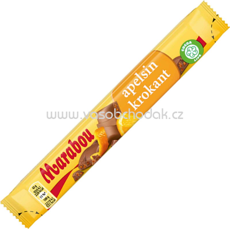 Marabou Riegel Apelsinkrokant, 43g
