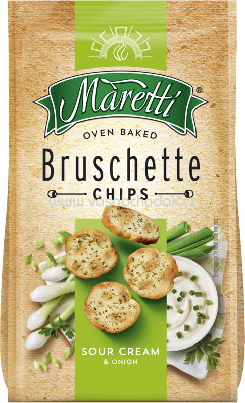 Maretti Bruschette Chips Sour Cream & Onion, 150g