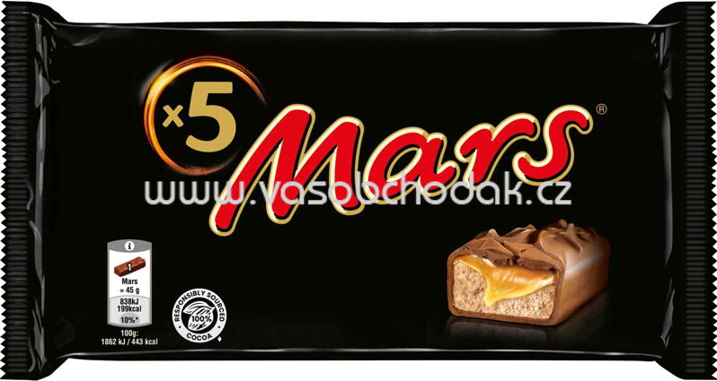 Mars, 5x45g, 225g Mars, 5x45g, 225g