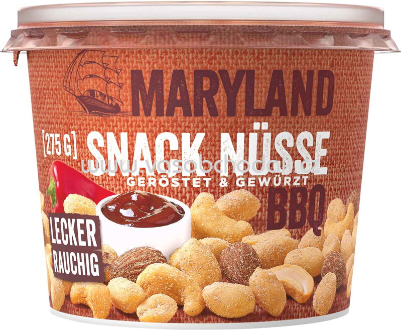Maryland Snack Nüsse BBQ, 275g