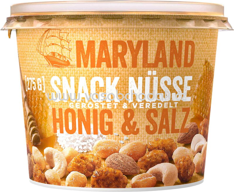 Maryland Snack Nüsse Honig & Salz, 275g