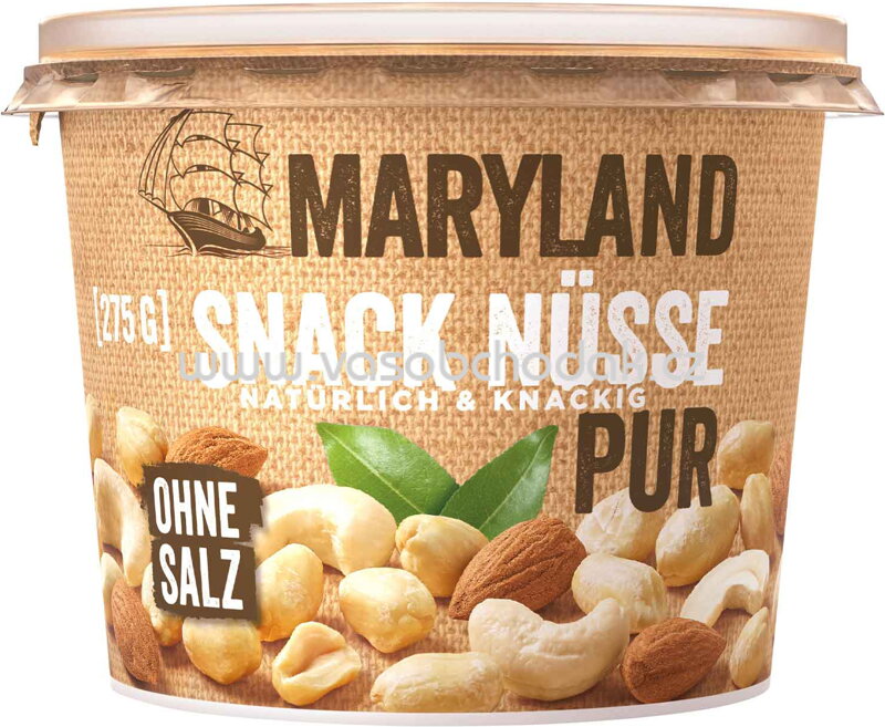 Maryland Snack Nüsse Pur, 275g