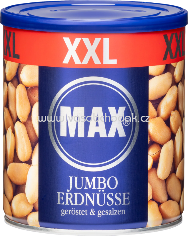 MAX XXL Jumbo Erdnüsse geröstet, fein gesalzen, 450g