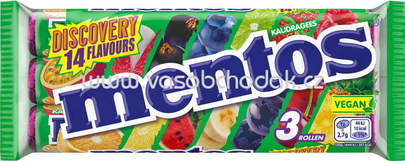 Mentos Discovery, 3 St, 112,5g