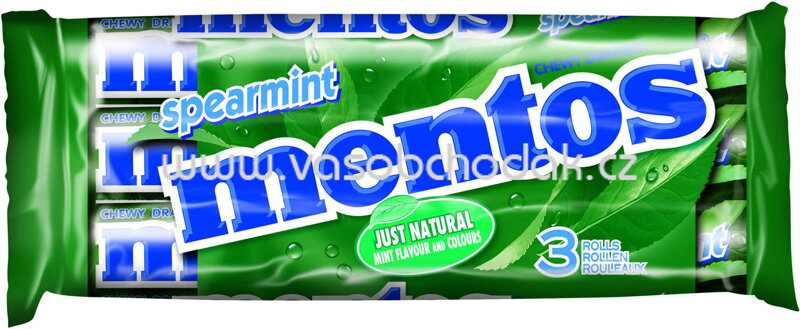 Mentos Spearmint, 3 St, 114g Mentos Spearmint, 3 St, 114g