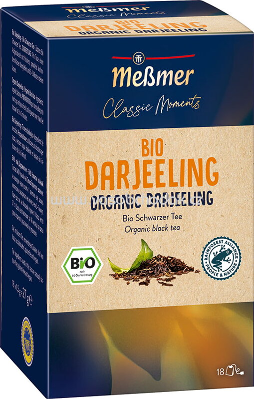Meßmer Gastro Classic Moments Bio Darjeeling, 18 Beutel