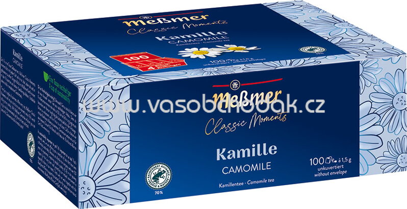 Meßmer Gastro Classic Moments Kamille, 100 Beutel