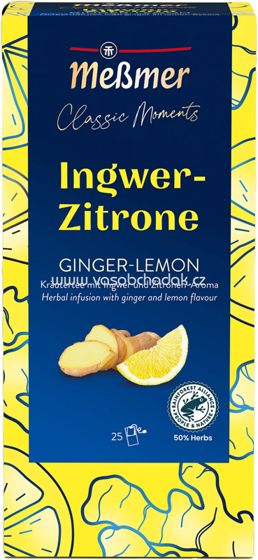 Meßmer Gastro Classic Moments Ingwer-Zitrone, 25 Beutel
