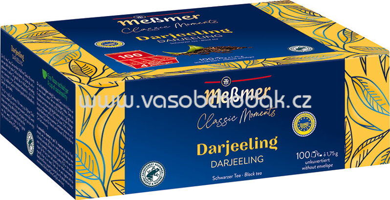 Meßmer Gastro Classic Moments Schwarzer Tee Darjeeling, 100 Beutel Meßmer Gastro Classic Moments Schwarzer Tee Darjeeling, 100 Beutel