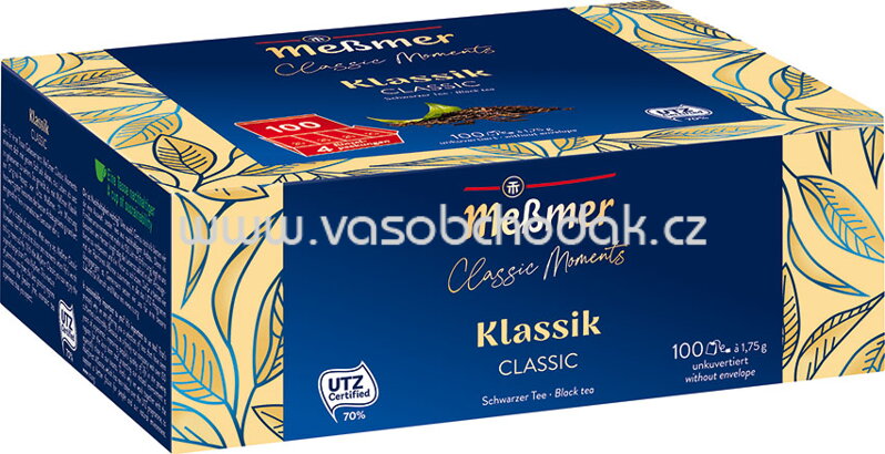 Meßmer Gastro Classic Moments Schwarzer Tee Klassik, 100 Beutel