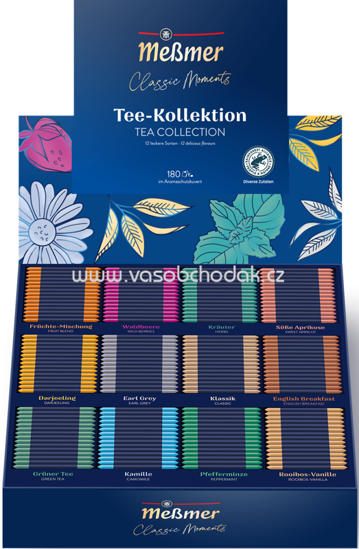 Meßmer Gastro Classic Moments Tea Collection Box, 12 Sorte, 180 Beutel Meßmer Gastro Classic Moments Tea Collection Box, 12 Sorte, 180 Beutel