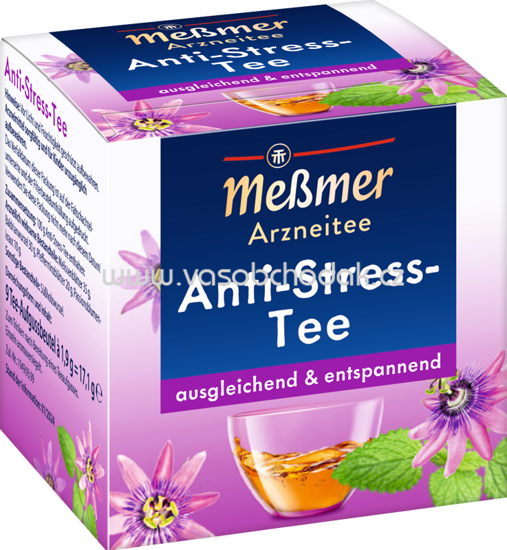 Meßmer Arzneitee Anti-Stress Tee, 9 Beutel Meßmer Arzneitee Anti-Stress Tee, 9 Beutel