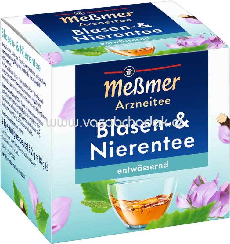 Meßmer Arzneitee Blasen & Nierentee, 9 Beutel Meßmer Arzneitee Blasen & Nierentee, 9 Beutel