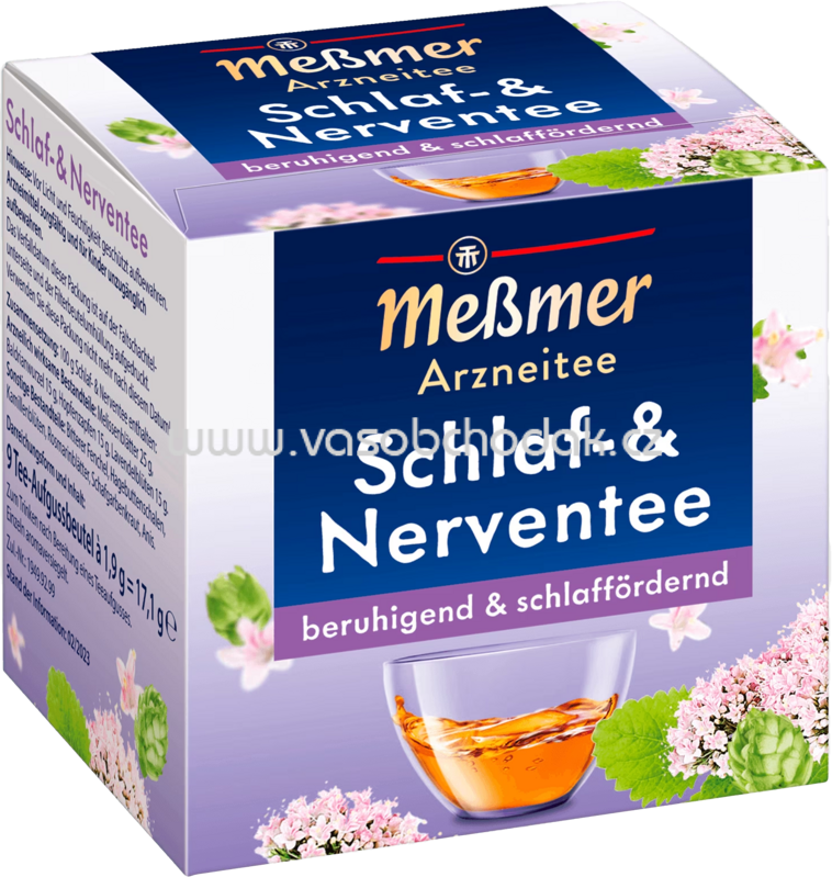Meßmer Arzneitee Schlaf & Nerventee, 9 Beutel Meßmer Arzneitee Schlaf & Nerventee, 9 Beutel