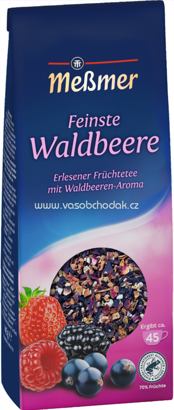 Meßmer Lose Früchtetee Waldbeere, 145g