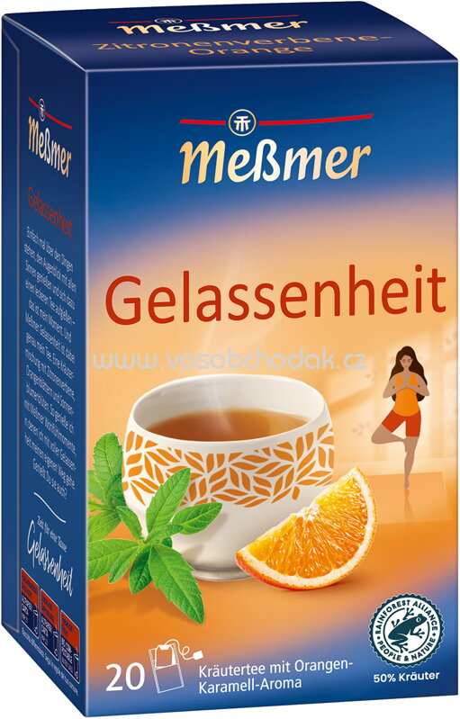 Meßmer Gelassenheit Zitronenverbene - Orange, 20 Beutel